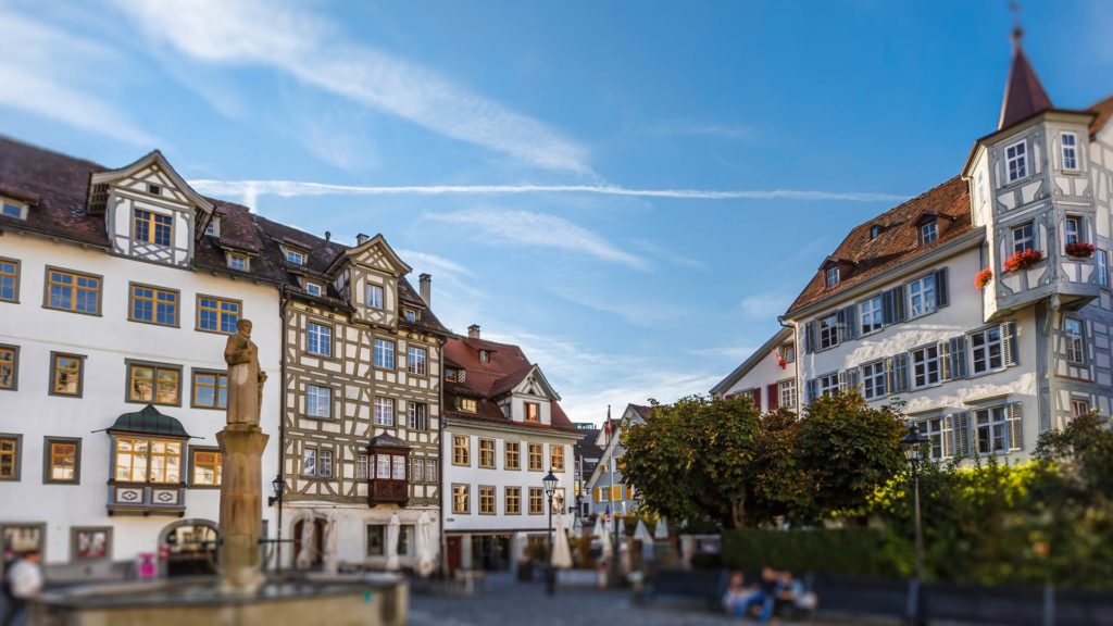 Buildings in the town of St.Gallen