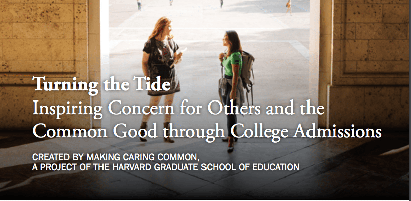 The Cover of the Turning the Tide Report
